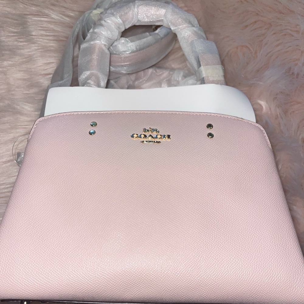 Baby pink mini Lillie carry all